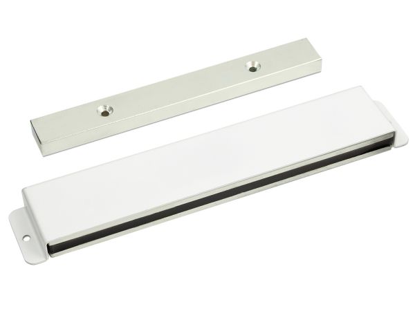 Замок электромагнитный AL000180, усилие удержания якоря 80 кгс, белый