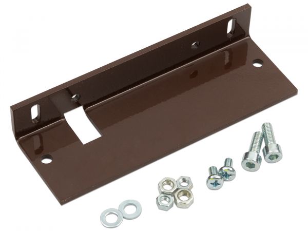 Уголок  монтажный AL-250UZ для крепления электромагнитного замка защелки AL-250UZ, коричневый