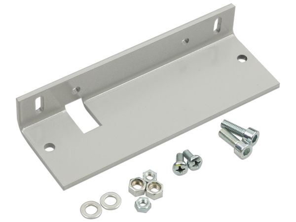 Уголок  монтажный AL-250UZ для крепления электромагнитного замка защелки AL-250UZ, серый