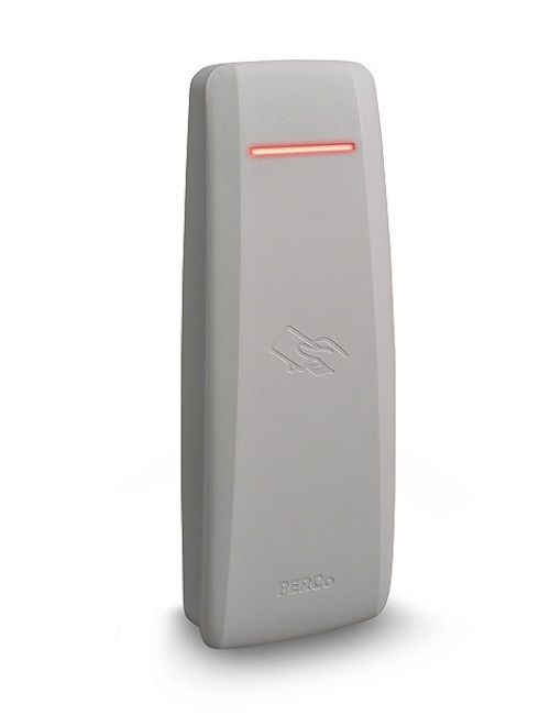 Контроллер замка со встроенным считывателем для карт формата EMM/HID/MIFARE (св.-серый)