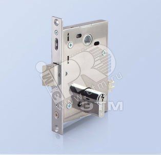 Замок электромеханический врезной -LB85.3 с контактным устройством, нормально закрытый, межцентровое расстояние 85 мм