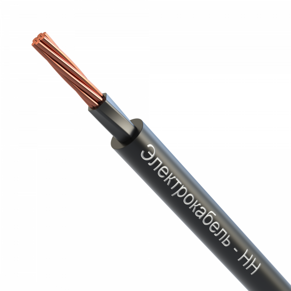 Кабель силовой ВВГнг(А)-LS 1х25-1 черный ТРТС