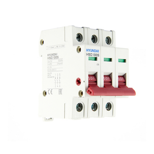 Выключатель нагрузки HSD100S 3PDSS0000C 00063 3 полюса 63А (STANDARD)