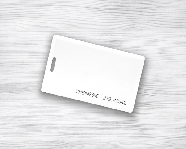 Карта Proximity 125кГц с прорезью 86x54x1.6мм EM-Marine (толстая)