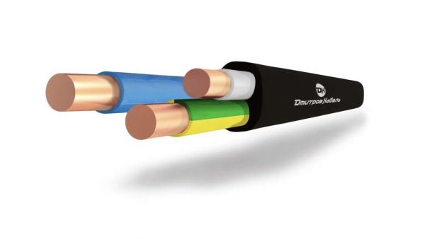 Кабель силовой ВВГ-Пнг(А)-LS 3х1.5 (ок)-0.66 ТРТС однопроволочный