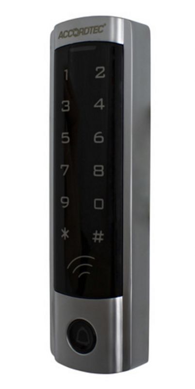 Панель кодонаборная с контроллером AT-CP410MF сенсорная с подсветкой Mifare