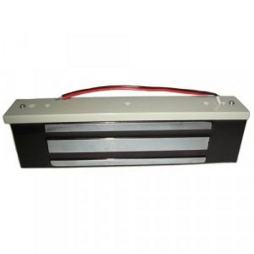 Замок электромагнитный ML-295 K-2 с уголком с датчиком Холла 12В усилие 300 кг серый