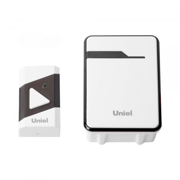 Звонок беспроводной радиус действия 150 м,  белый с черным  UDB-016W-R1T1-38S-150M-WH/BL