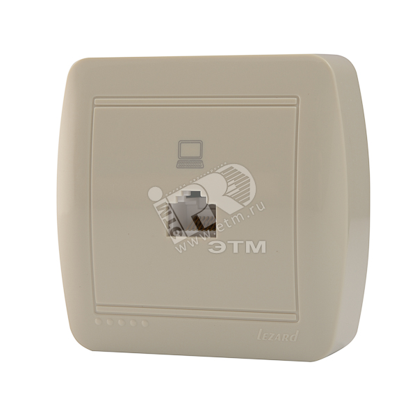 Демет Розетка компьютерная крем