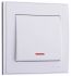Выключатель RAIN с подсветкой белый