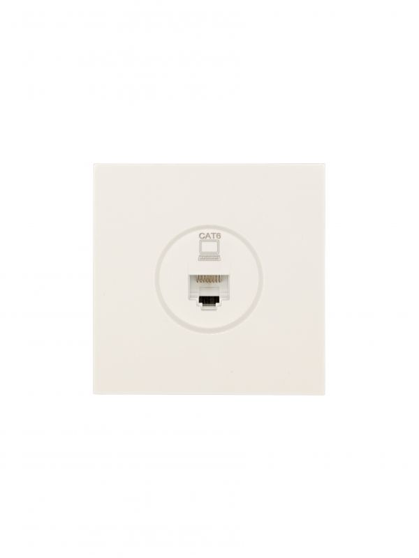 ZIMA Розетка компьютерная Cat 6, механизм, слоновая кость Lezard 704-9088-140