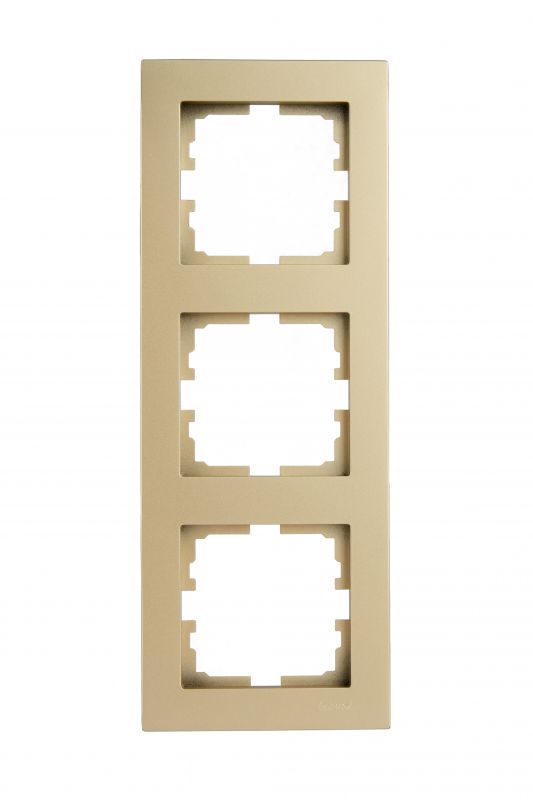 VESNA Рамка 3-ая вертикальная б/вст золото