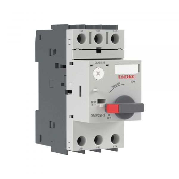 Выключатель автоматический защиты двигателя YON DMP32RT с уставкой 0.1-0.16A 3P 100kA