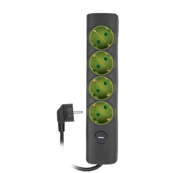 Удлинитель ET-04-500G 4X5.0 заземление, выключатель