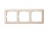 W59 Рамка 3 поста бежевая
