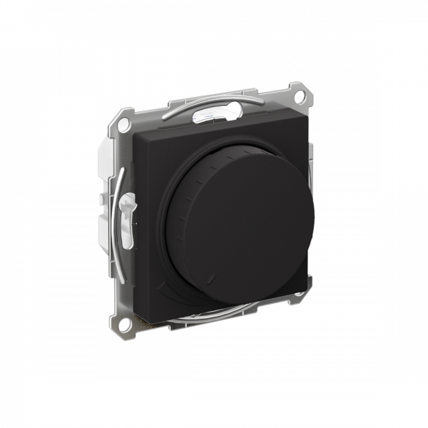 ATLASDESIGN СВЕТОРЕГУЛЯТОР (диммер) повор-нажим, LED, RC, 400Вт, мех., КАРБОН