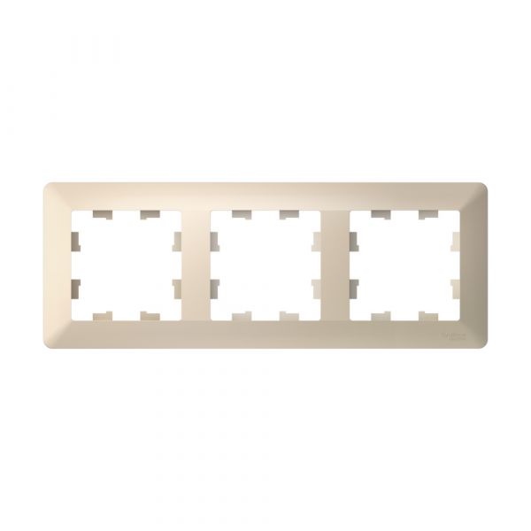 ATLASDESIGN AIR 3-постовая РАМКА, БЕЖЕВЫЙ/дымчатый белый