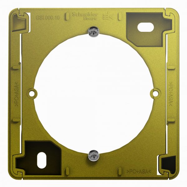 GLOSSA коробка для наружного монтажа фисташковый