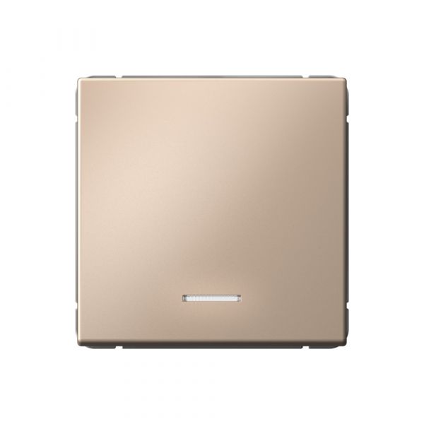 ARTGALLERY 1-клавишный выключатель с подсветкой, сх.1а, 10АХ, механизм, песочный