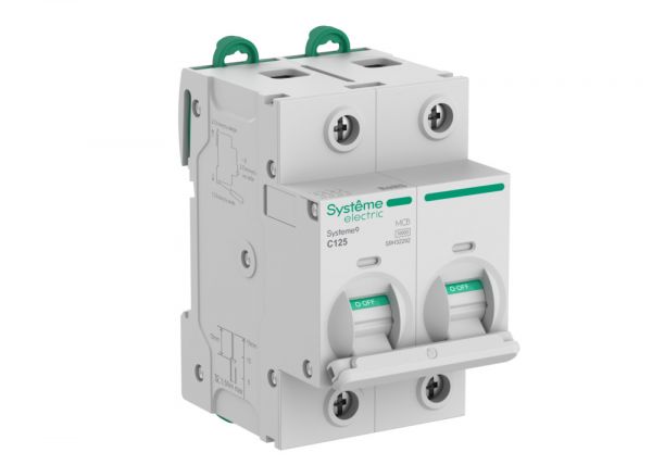 Выключатель автоматический (АВ) 27мм C 125A 2P 10 kA 400В Systeme9