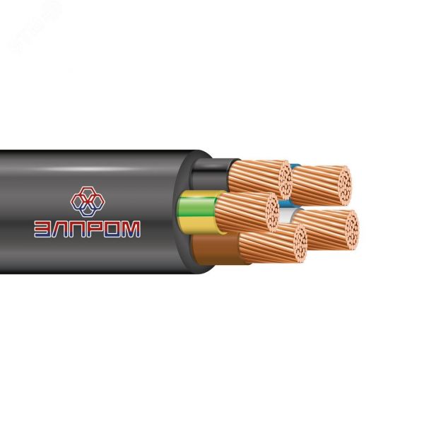 Кабель силовой гибкий КГВВ 5х1,5-220/380-3(100м)ТРТС