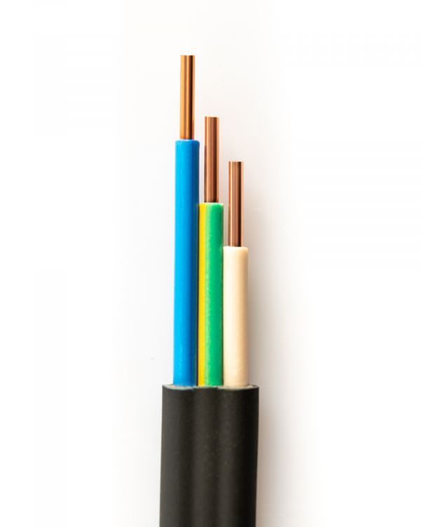 Кабель силовой ВВГнг(А)-LS-п 3х2.5 ТРТС од нопроволочный (100м)