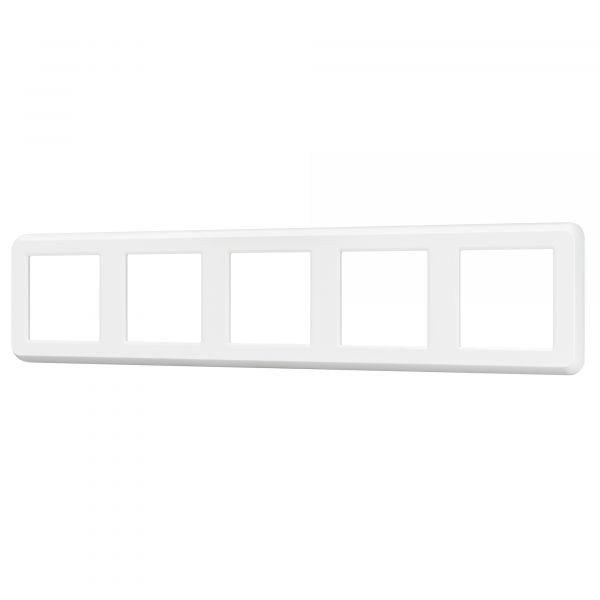 Рамка пластиковая FRM-VERSA-PL-5-WH