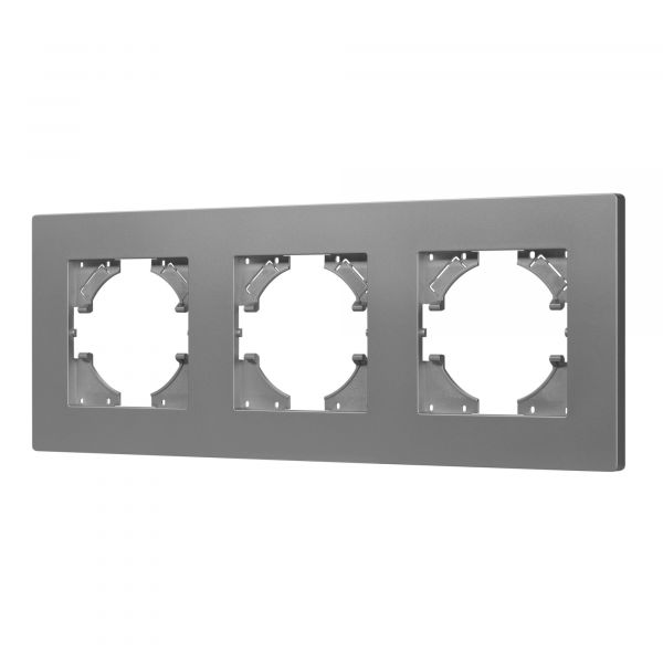Рамка пластиковая FRM-PERIO-PL-3-GR
