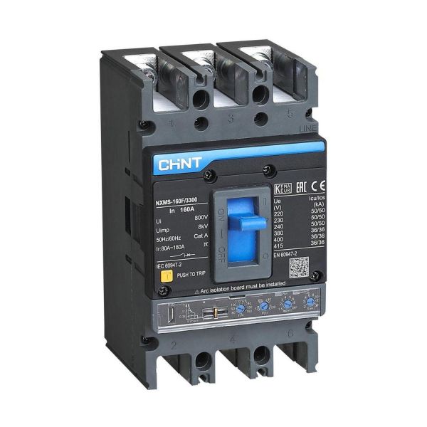 Автоматический выключатель NXMS-160F/3P 63А 36кА с электронным расцепителем (R)