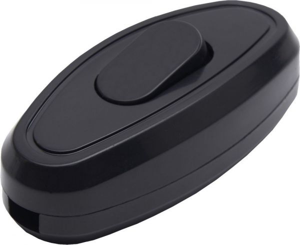 Выключатель для бра 250В, 10A, черный,