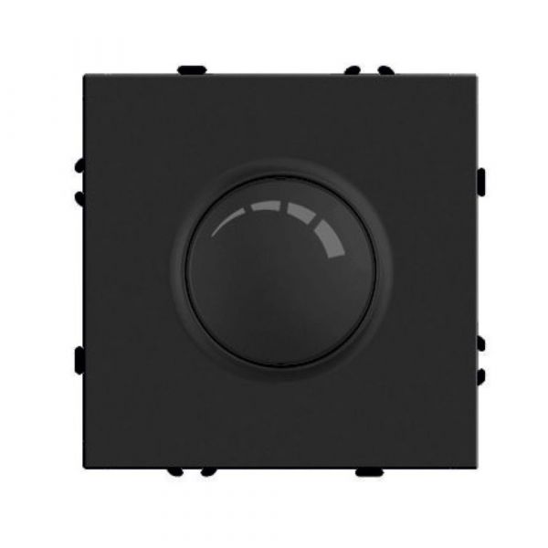 Выключатель диммирующий (механизм) 250В 500W черный уголь soft touch серия Эмили STEKKER