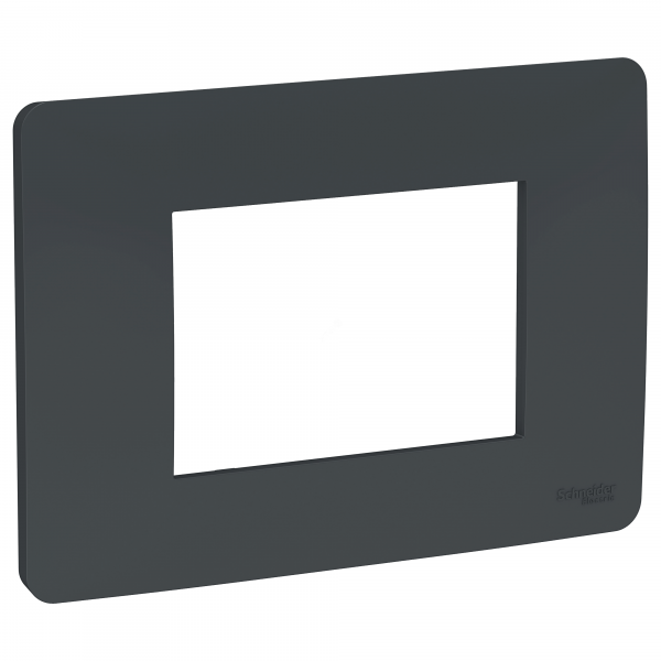 Рамка UNICA MODULAR трехмодульная антрацит