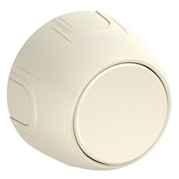 Выключатель одинарный  Rotondo, цвет бежевый