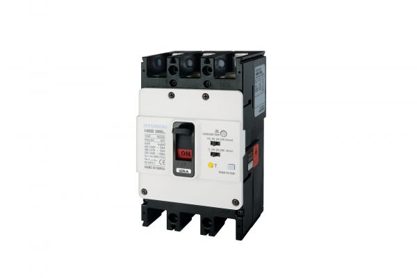 Выключатель автоматический диф. тока типа HGE, типоразмера 125AF, арт.HGE125E2PG4S0000C00063 (63А, 30мА, 20кА, 2 полюса, переднее подключение)