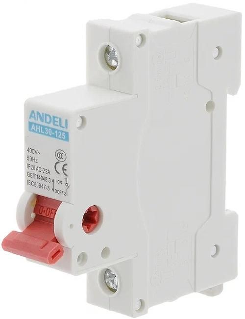 Выключатель нагрузки AHL30-125 1P 40A