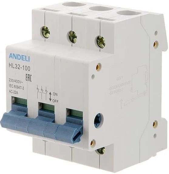 Выключатель нагрузки HL32-100 3P 16A