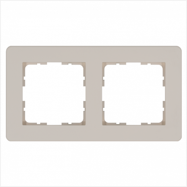 Рамка G-Flex 2-постовая, цвет Тауп