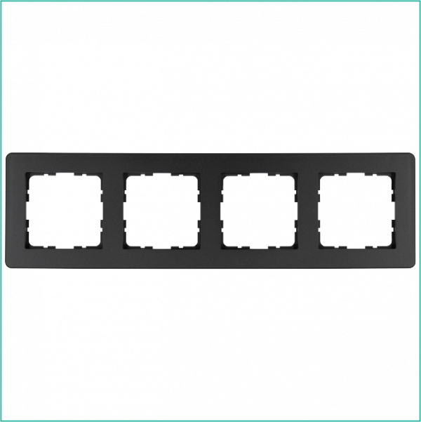 Рамка G-Flex 4-постовая, цвет Антрацит