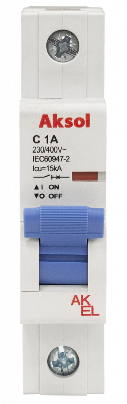 Выключатель автоматический ВА47-MCB-L-AKSOL-1P-C40-AC 1P/40A/C/15кА