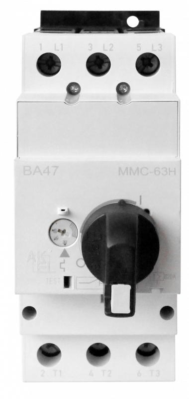 Выключатель автоматический защиты двигателя ВА47 ММС-63H 58A 3P/50...58A/400/415В/50кА
