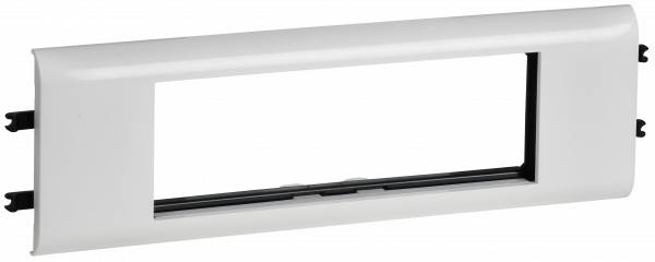 DLP Рамка и суппорт на 6 модулей для кабель-каналов с шириной крышки 65мм белая