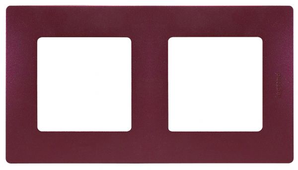 Рамка 2-местная сливовый ETIKA