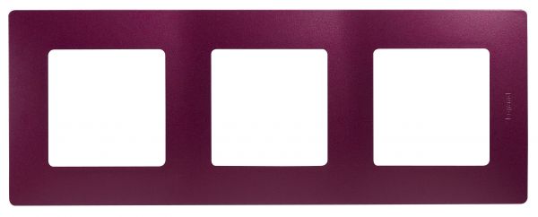 Рамка 3-местная сливовый ETIKA