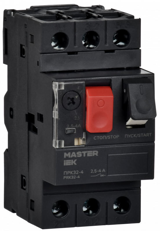 Пускатель ПРК32-4 In=4А Ir=2,5-4А Ue 660В MASTER IEK