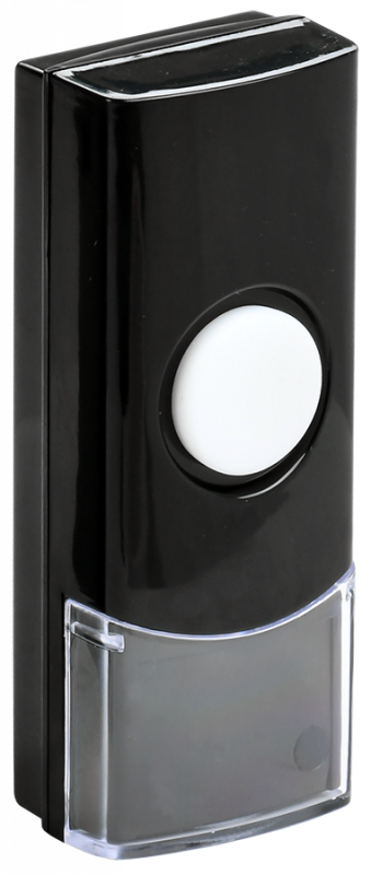 Кнопка для звонка беспроводного КЗБ2 IP44 черная