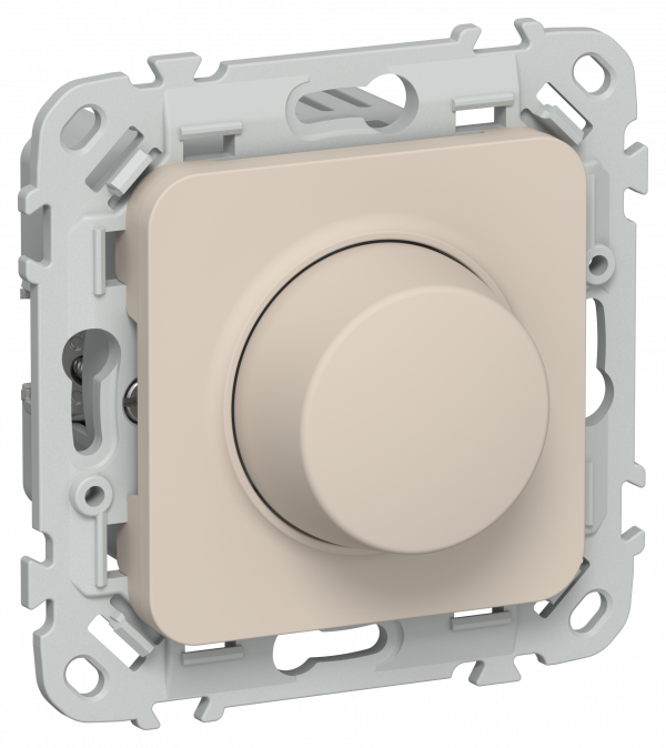 FLITE Светорегулятор проходной TRIAC 550Вт СС26-5-12-ФлЛ льняной IEK