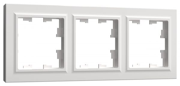 BRITE Рамка 3 поста РУ-3-БрБ белый