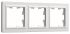 BRITE Рамка 3 поста РУ-3-БрБ белый