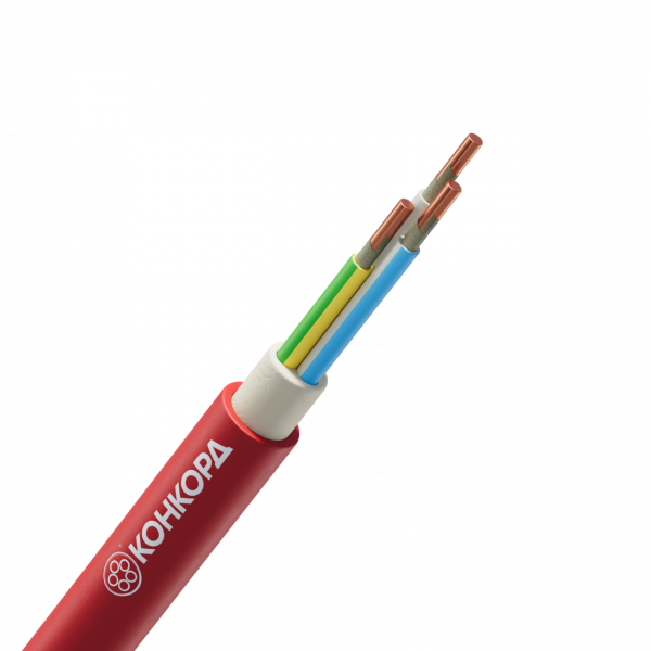 Кабель силовой ВВГнг(А)-FRLS 3х2,5ок(N,PE)-0,66 красный (бар) ТРТС