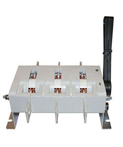 ВР32-37 А 20220-00 УХЛ3, 400А, несъёмная боковая рукоятка, 2-х полюсный на одно направление, IP00, выключатель-разъединитель  (ЭТ)